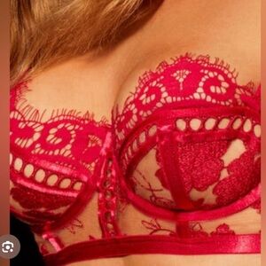 Honey Birdette Molly Red Lace Bra